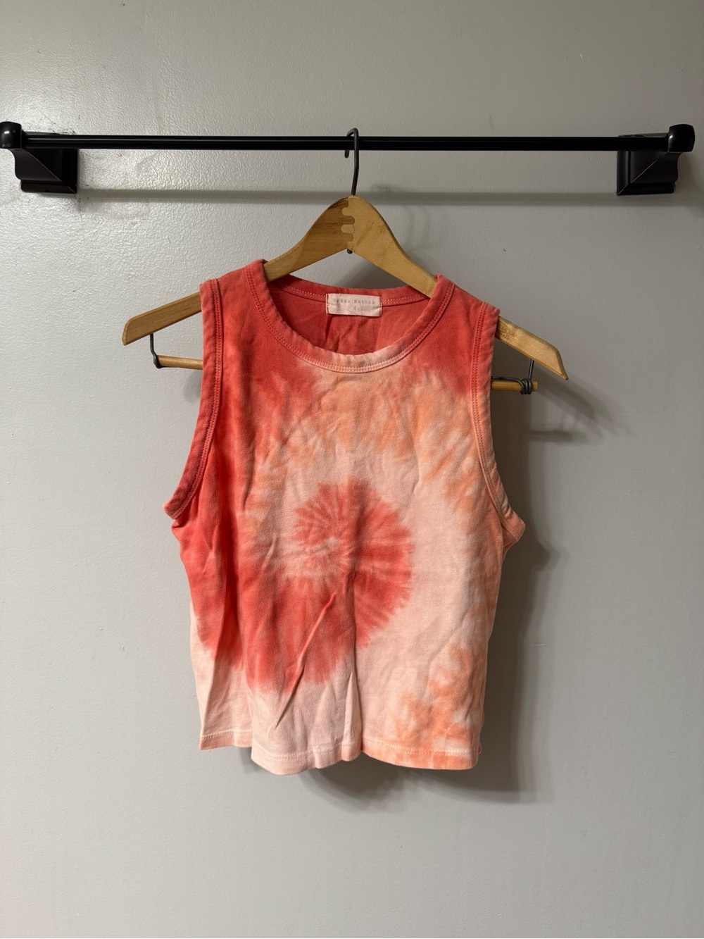 Hand dyed Tie-Dye Sleeveless Crop Tank Top